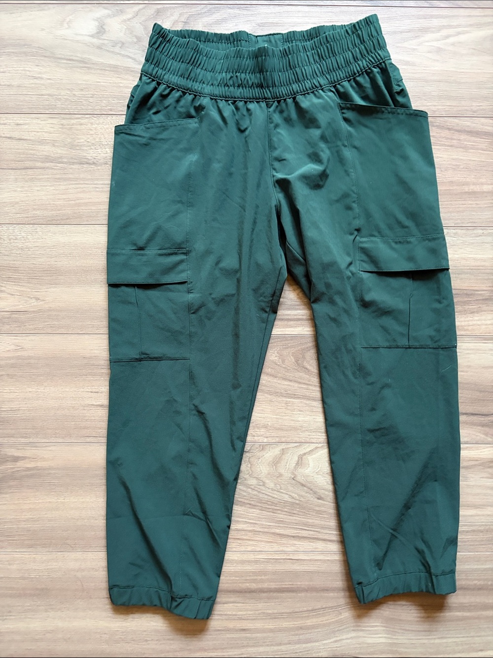 Prana Dark Green cropped Jogger Pants